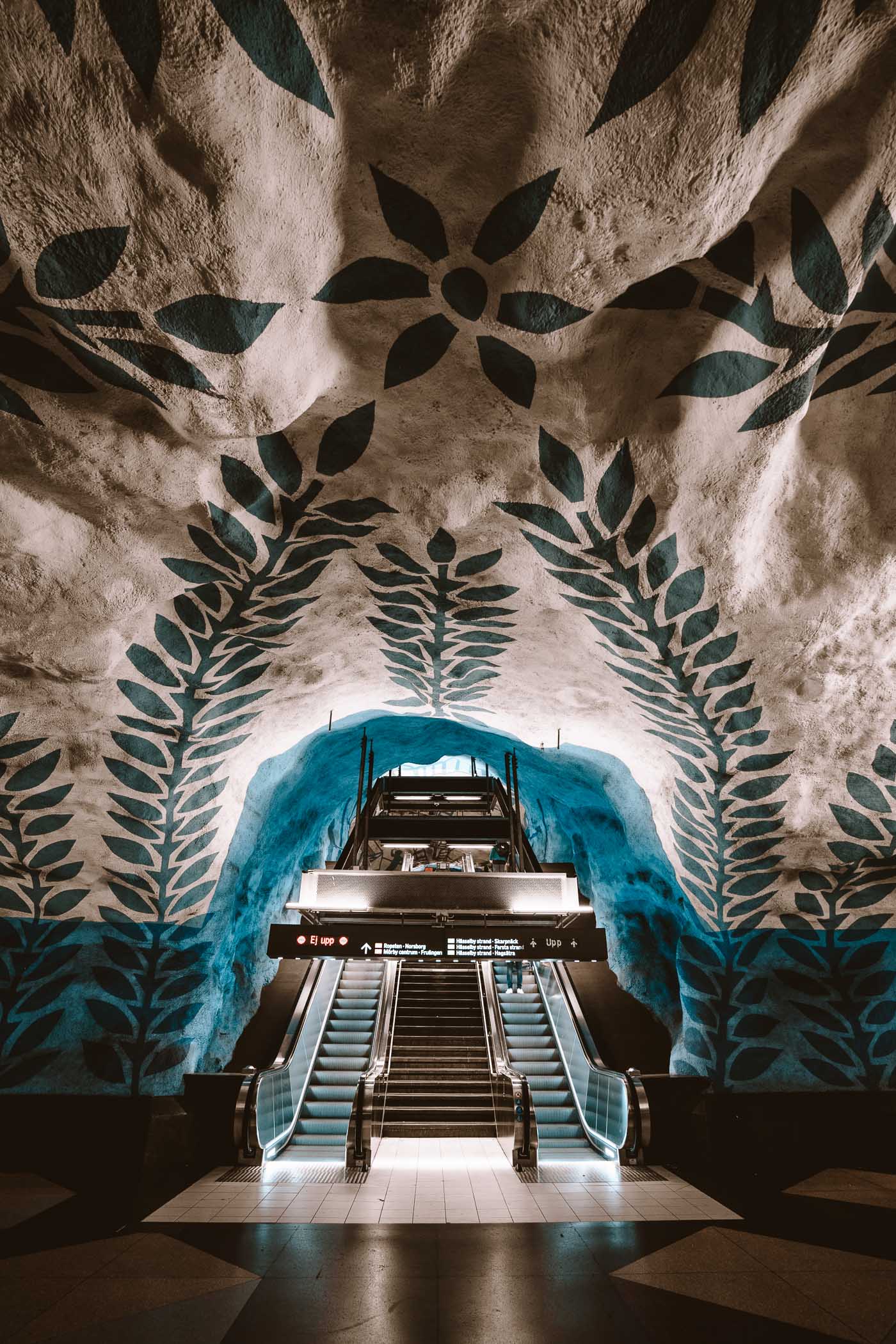 mejores estaciones del metro de estocolmo
