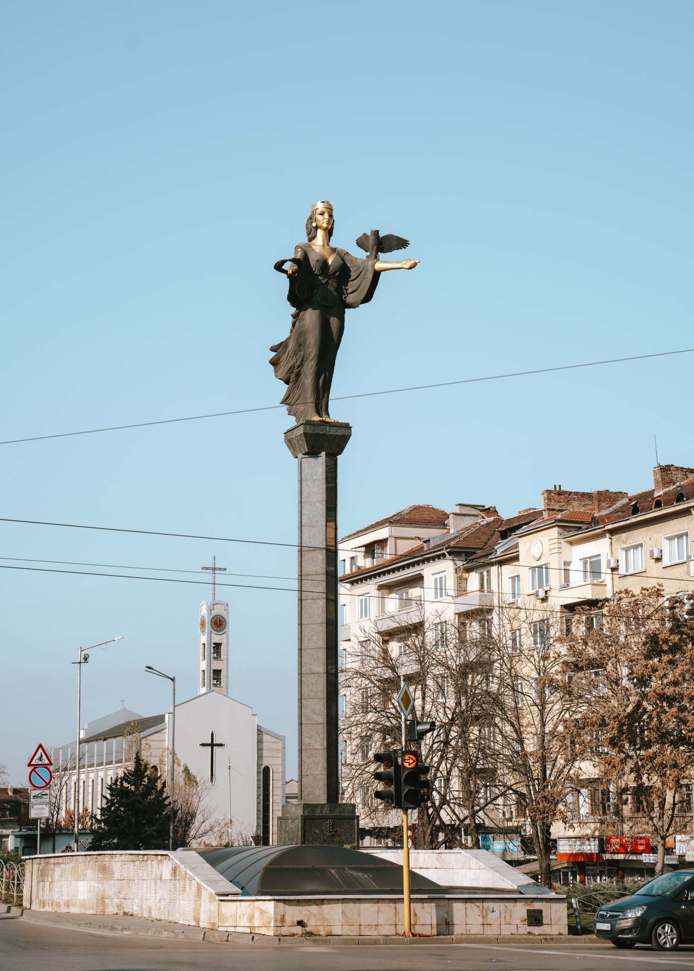 Estatua en honor a Sofía