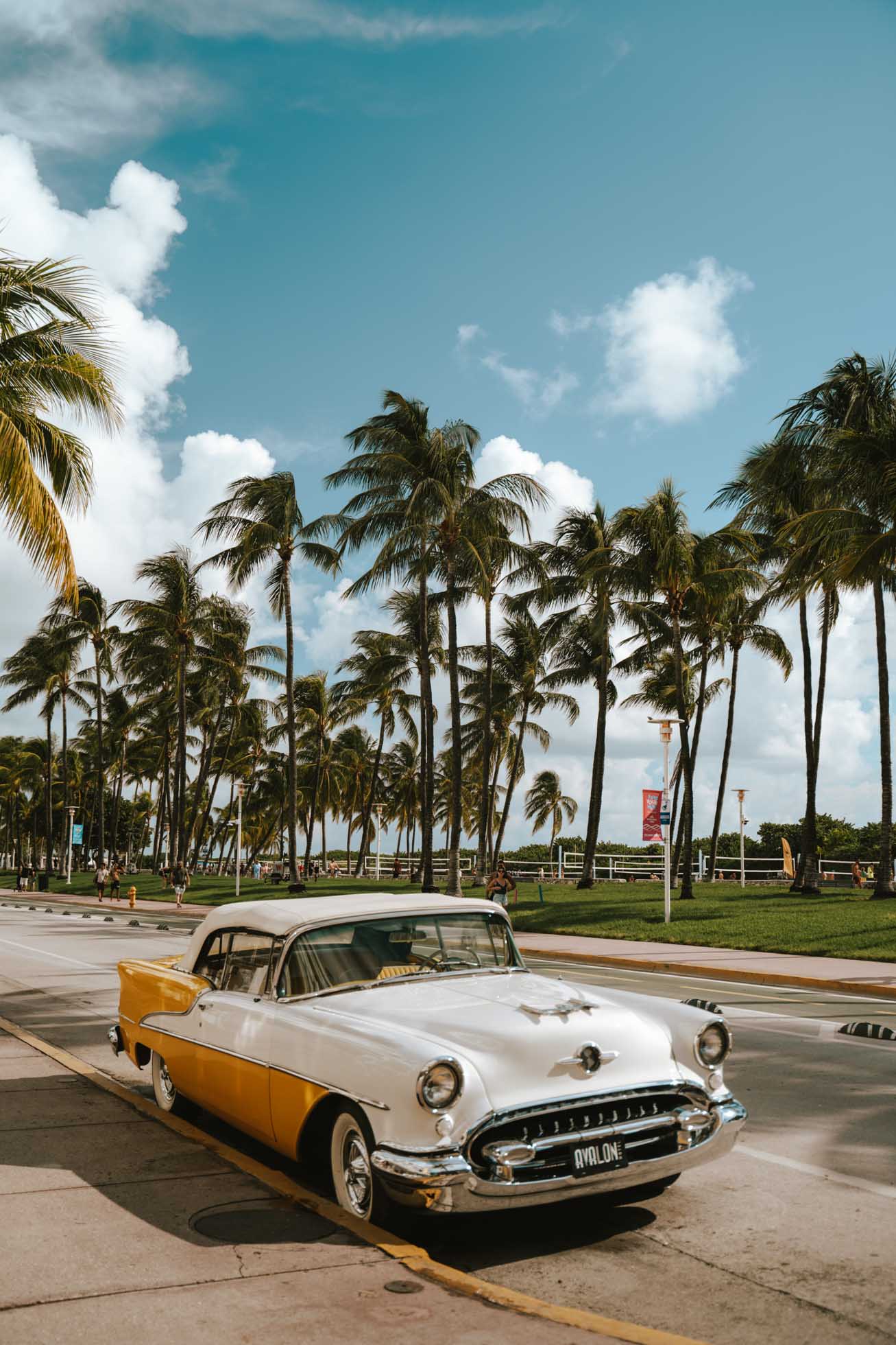 Famosa calle situada en el barrio de South Beach, lo mejor de Miami