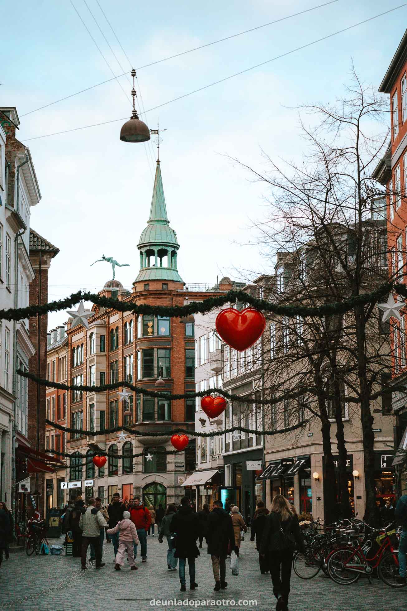 Calle Strøget, algo importante que ver en Copenhague