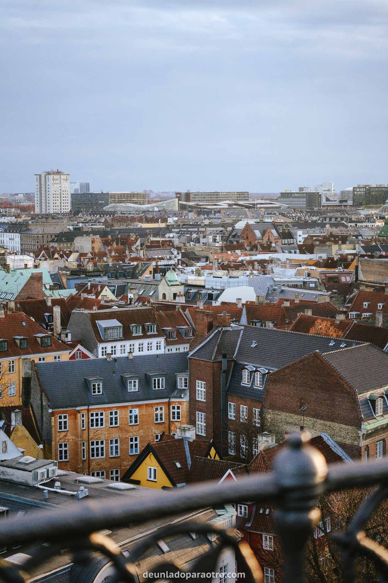 Vistas desde la Torre Redonda, el mejor mirador que visitar en Copenhague
