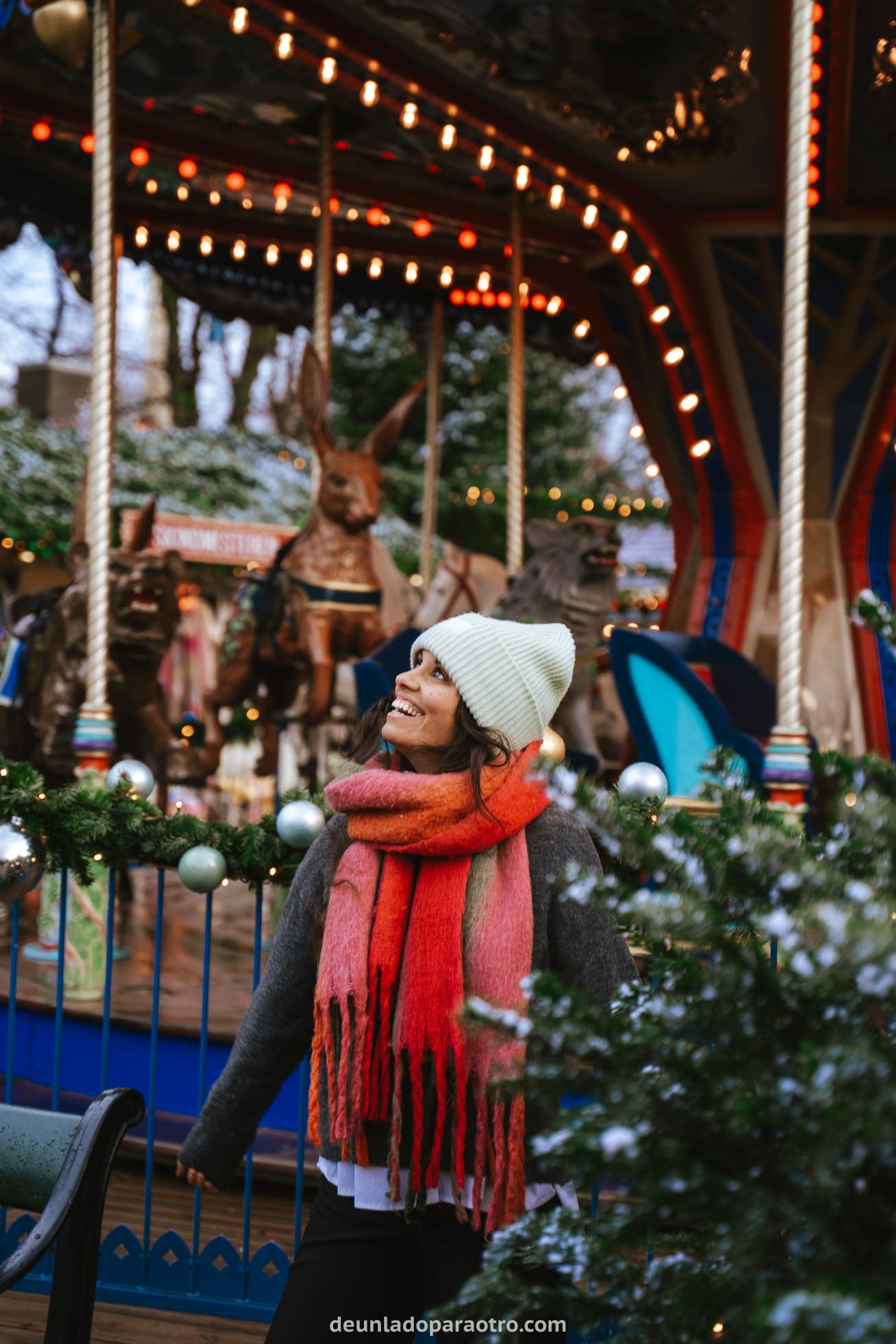 Tiovivo en el Tivoli, algo que hacer en Copenhague