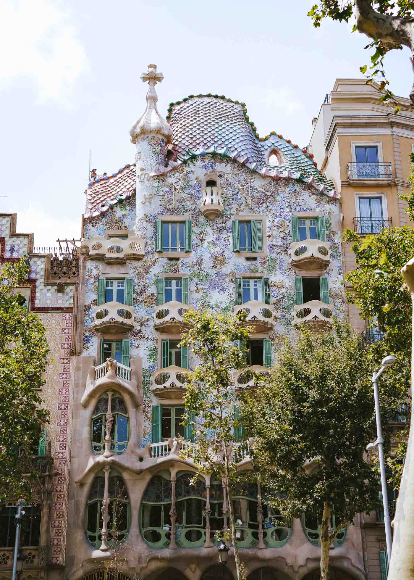La Casa Batlló en el Barrio Gótico, uno de los mejores Donde alojarse en Barcelona