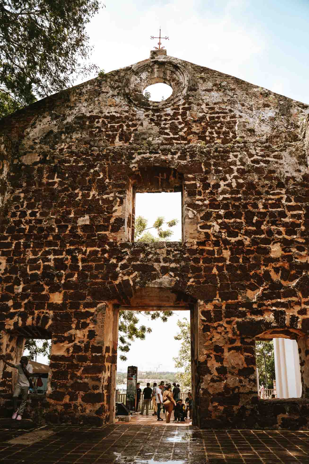 Iglesia de St Paul, algo singular que ver en Malaca