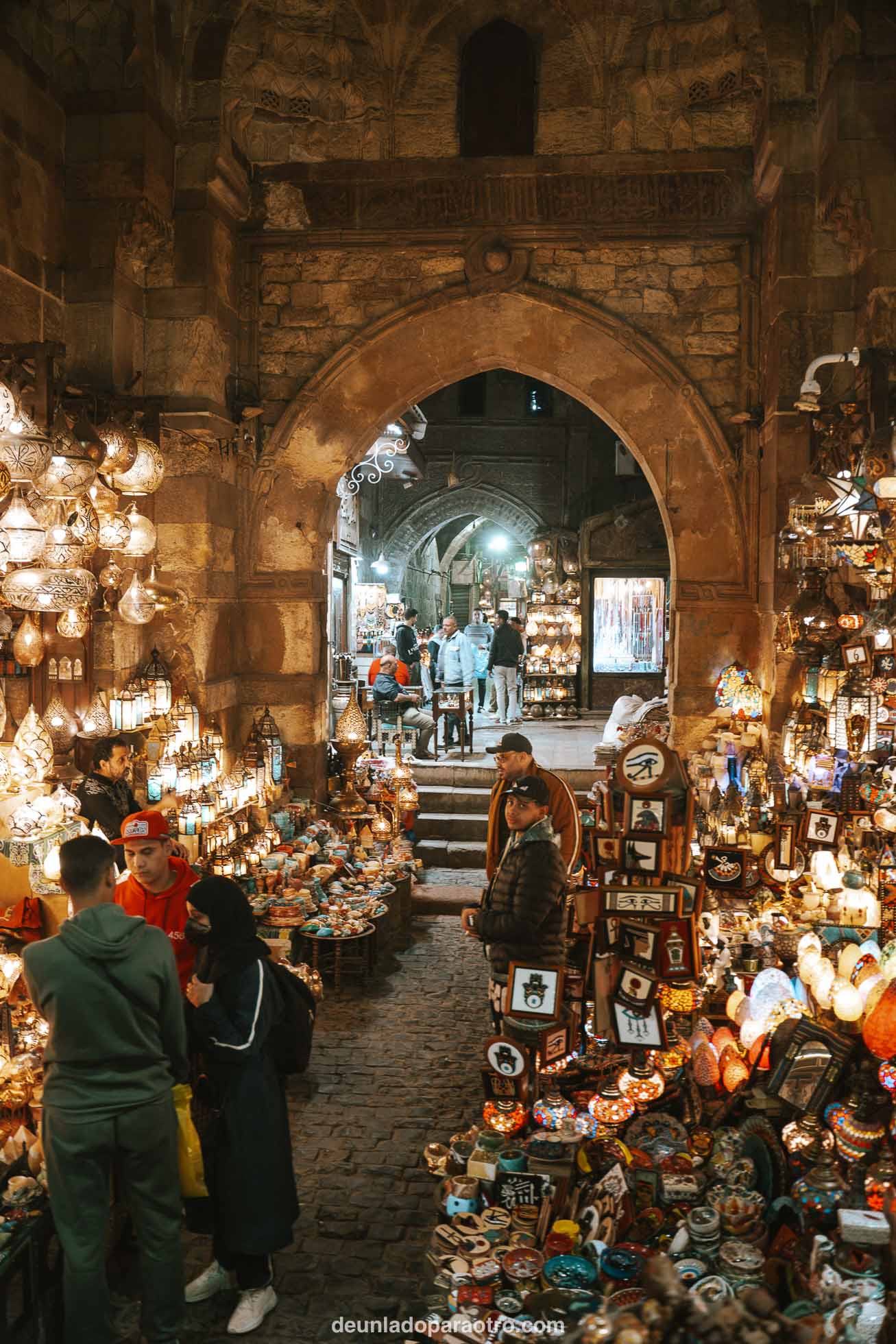 el lugar más fotografiado del Bazar Khan el Khalili