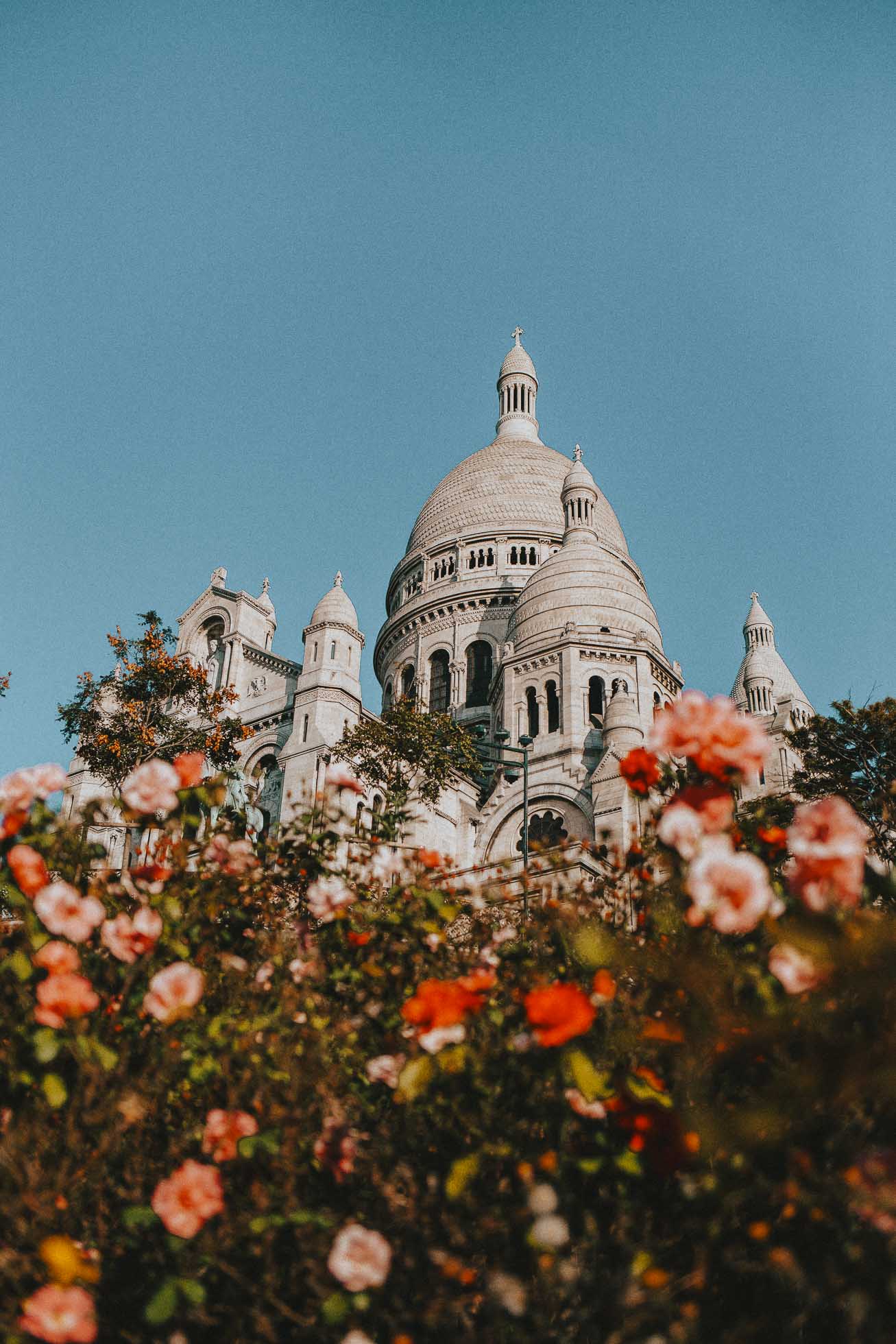 Impresionante Basílica del Sagrado Corazón, uno de los puntos más destacados que ver en París en dos días