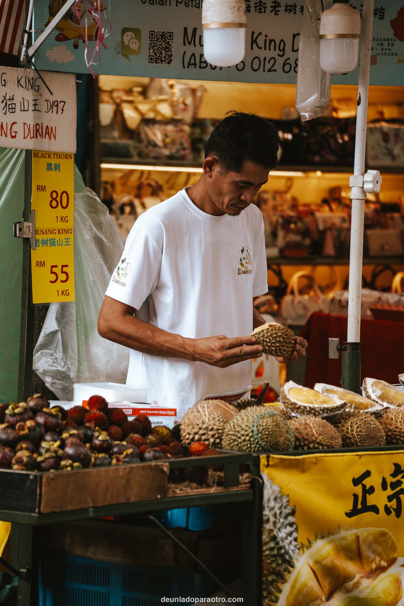 Mercado callejero de Petaling Street algo que ver en Kuala Lumpur Chinatown