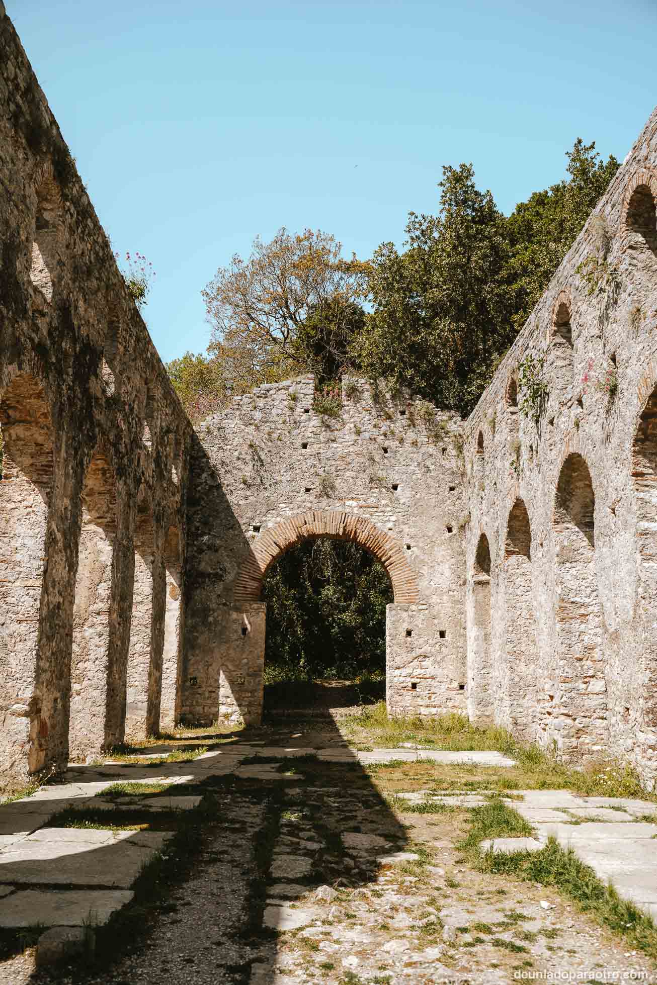 Gran Basílica, uno de los lugares más interesantes que ver en Butrinto