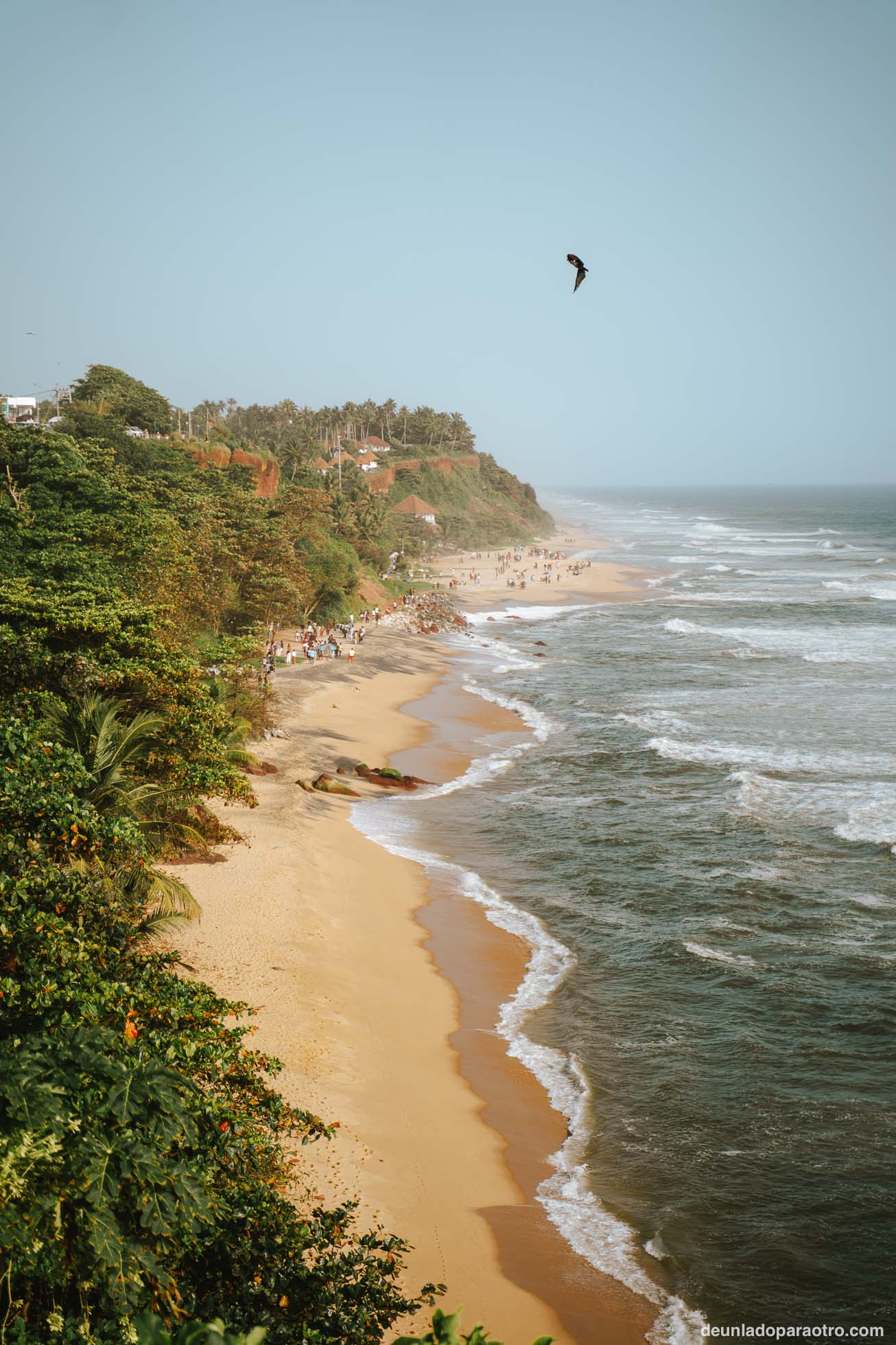 Varkala, un paraíso que ver en Kerala entre acantilados, playas salvajes y puestas de sol