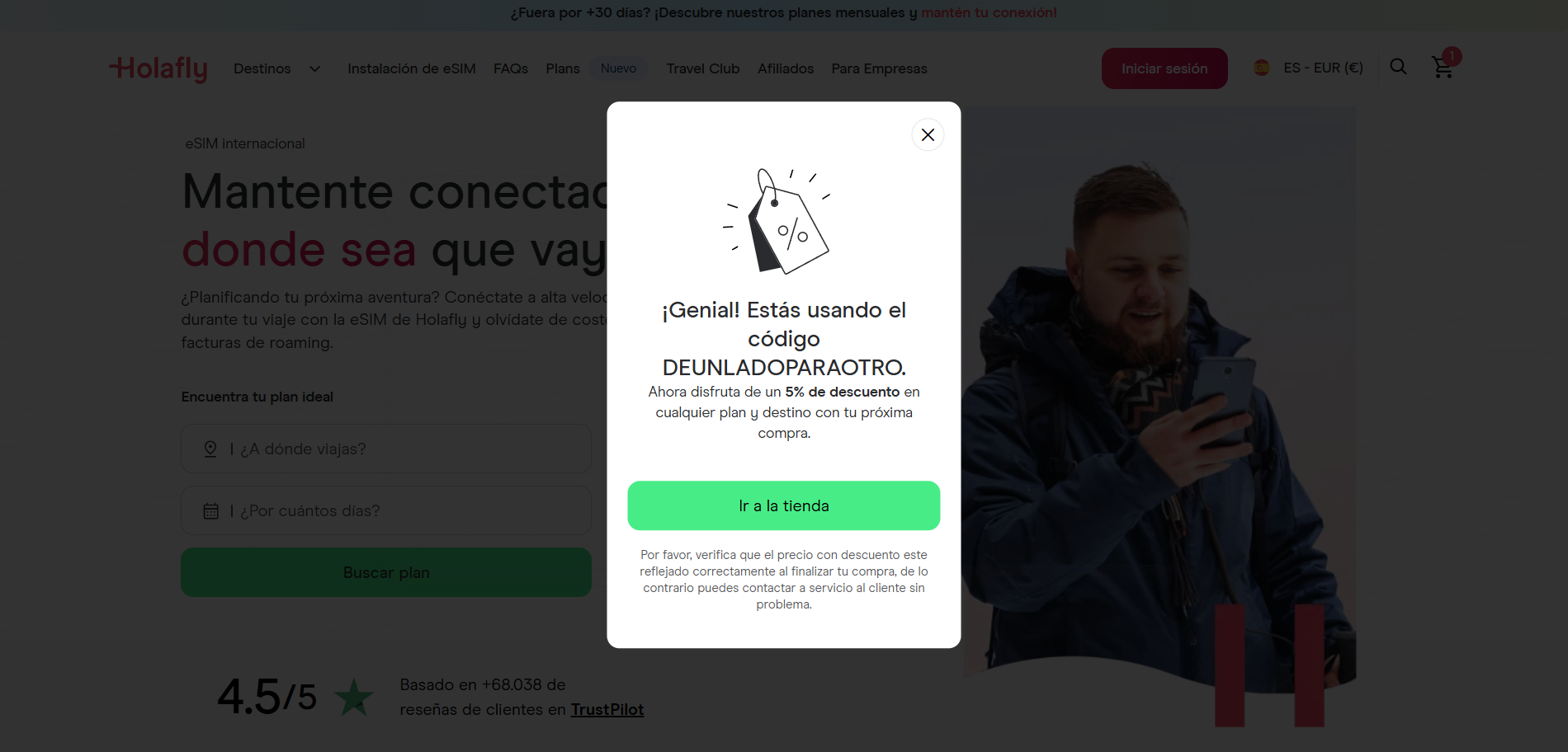 Cómo tener internet en Marruecos: eSIM de Holafly + 5% de descuento
