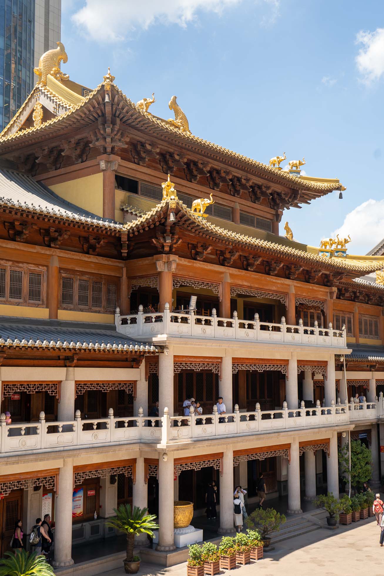 Templo Jing’an, uno de los recintos budistas más populares que ver en Shanghái