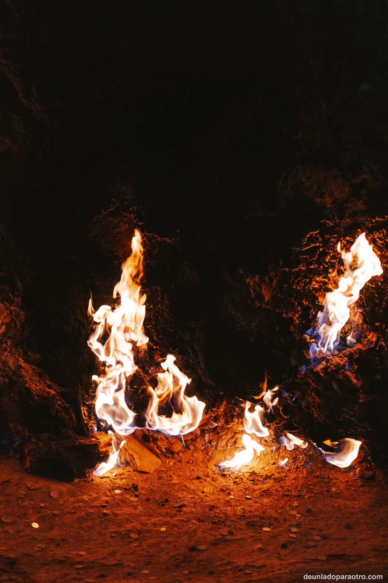 Yanar Dag (Montaña de Fuego), una visita imprescindible que hacer en Bakú en 3 días