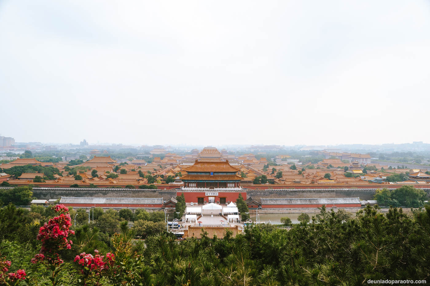 Parque Jingshan en Pekin