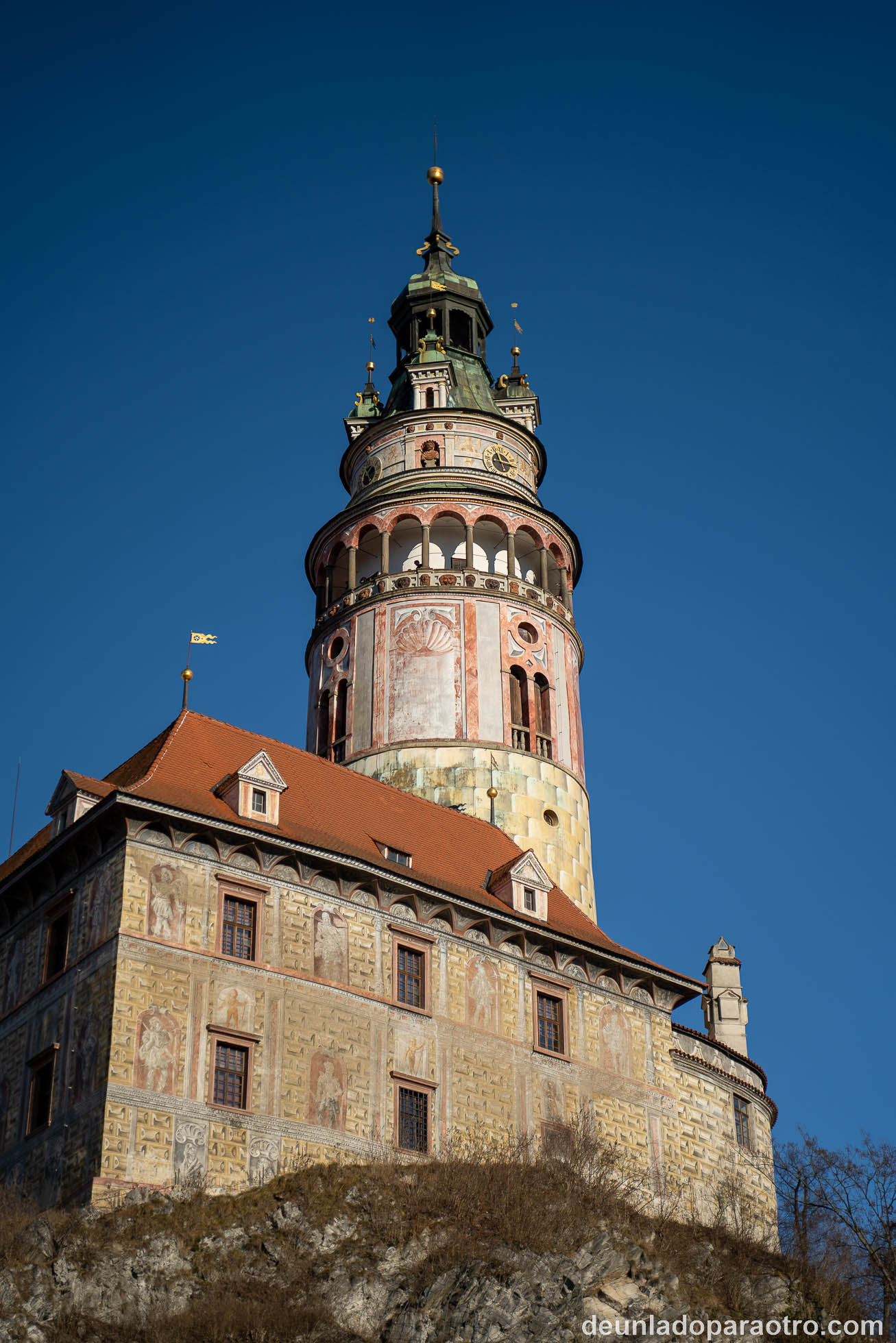 Castillo de Český Krumlov, un lugar imprescindible que ver en República Checa en Navidad