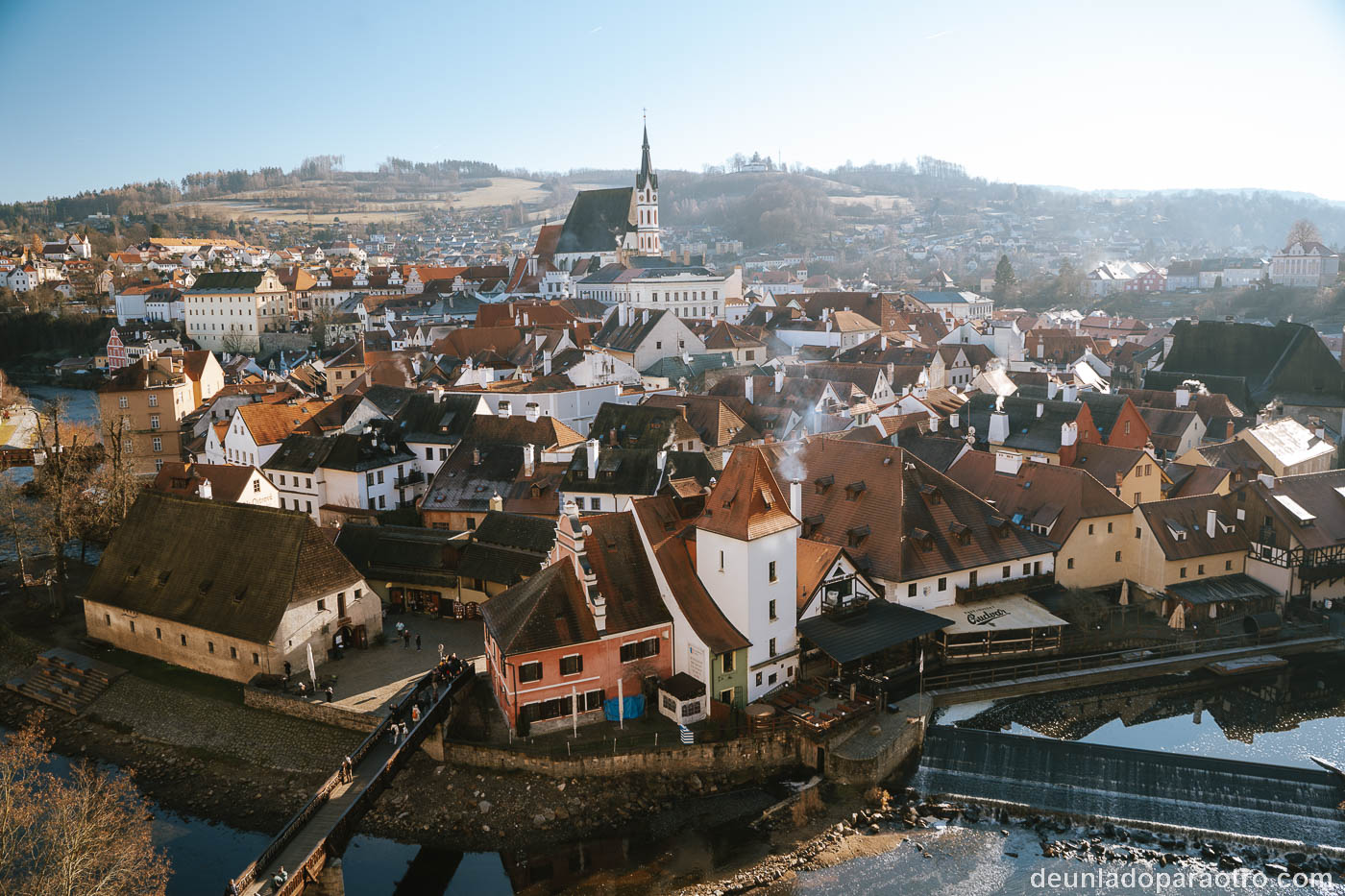 Český Krumlov, un pintoresco pueblo medieval que ver en República Checa en Navidad