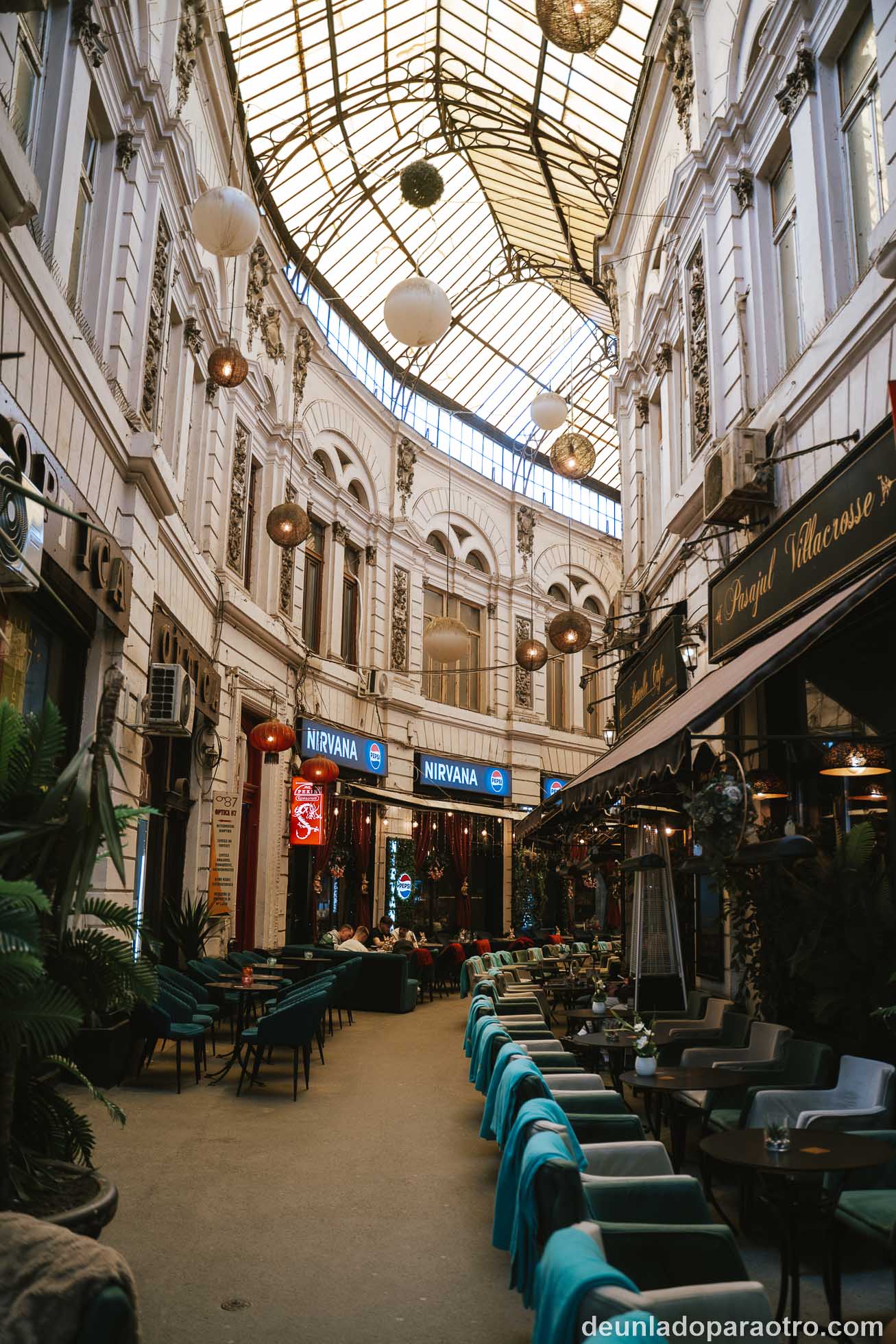 Pasaje Macca-Vilacrosse, un lugar con encanto que ver en Bucarest en 2 días