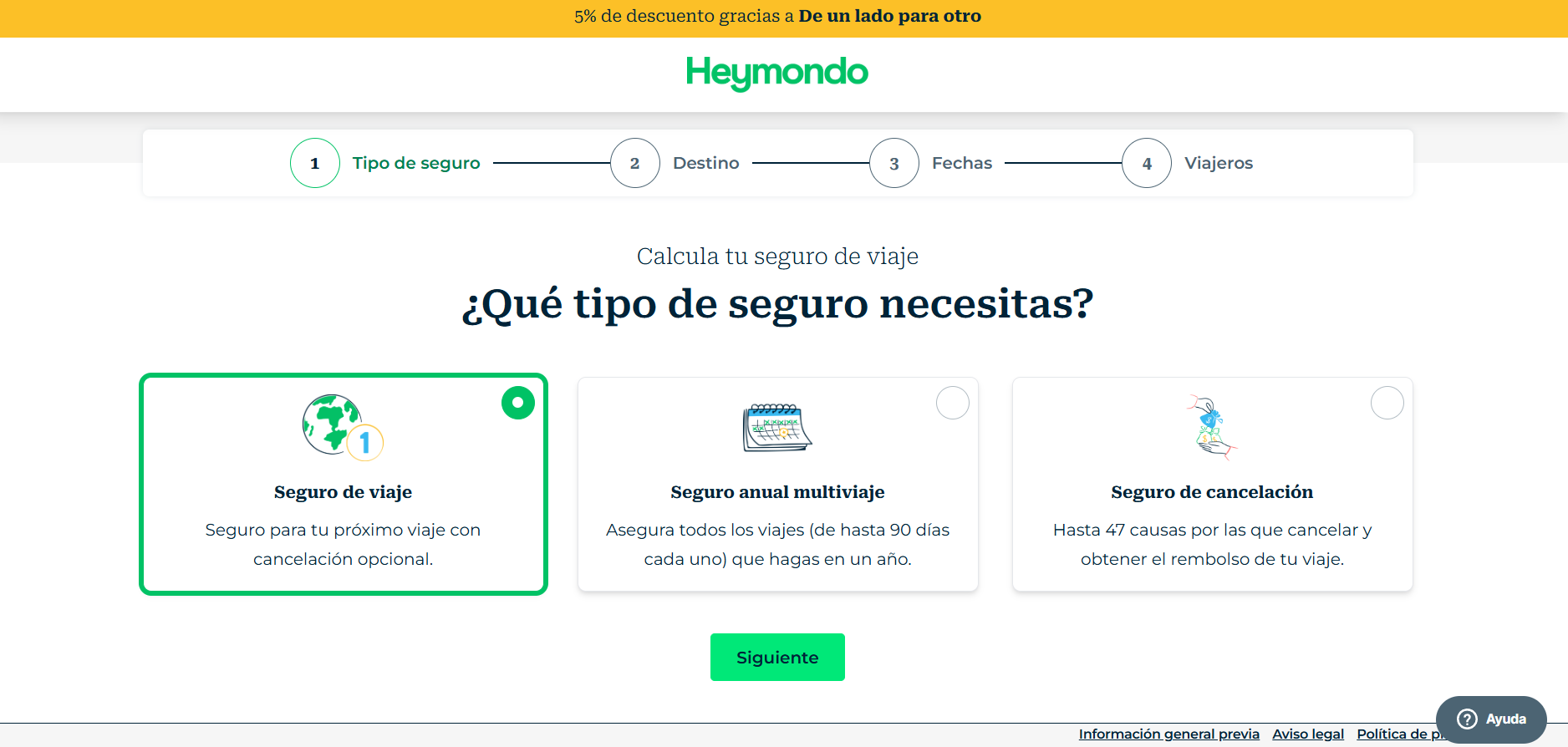 Cómo contratar tu seguro Heymondo paso a paso
