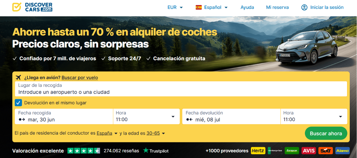 Cómo encontrar coches de alquiler baratos en 2026: 10 consejos para ahorrar