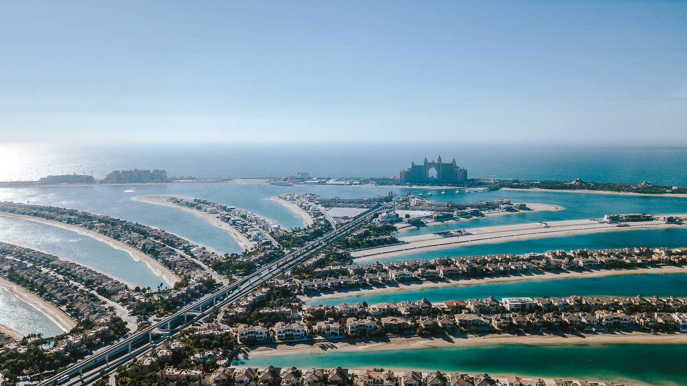 Famosa Palm Jumeirah, un imprescindible que ver en Dubái en un día