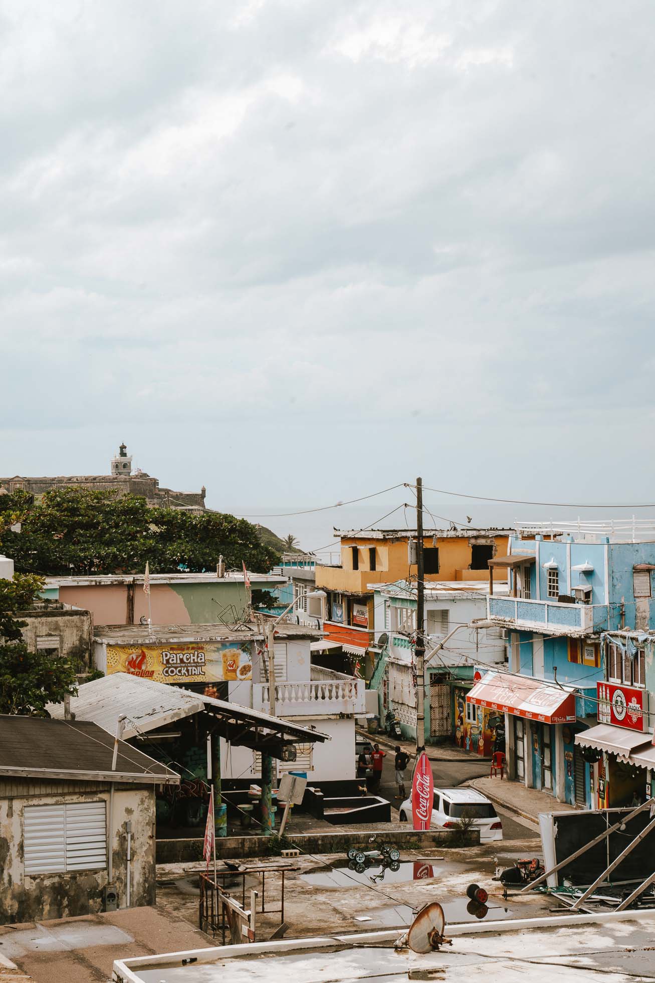 La Perla un barrio pintoresco ver en San Juan Puerto Rico