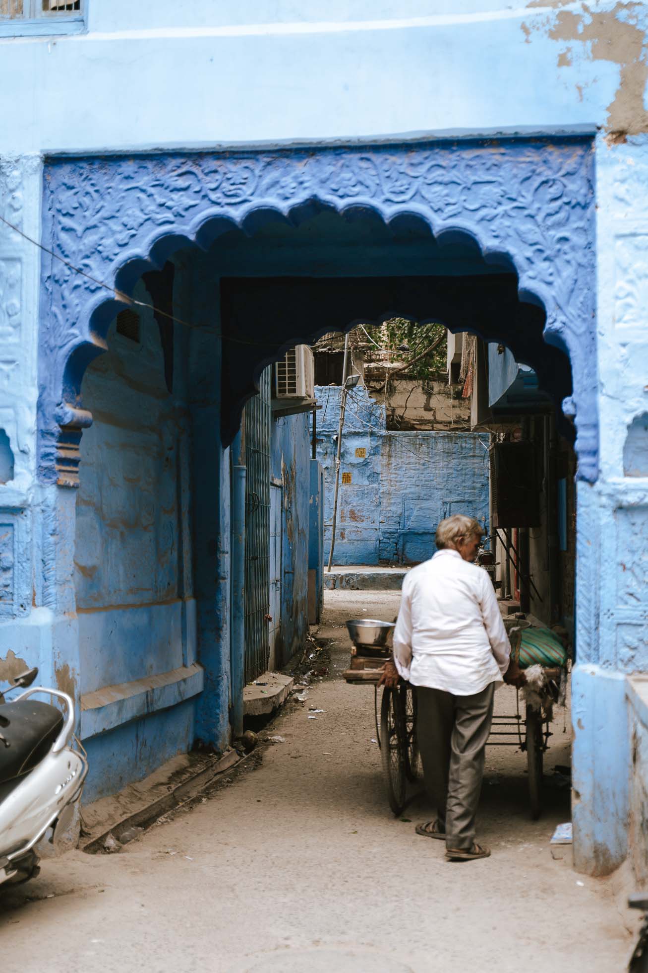 Paredes azules en Jodhpur, algo que ver en el Norte de la India
