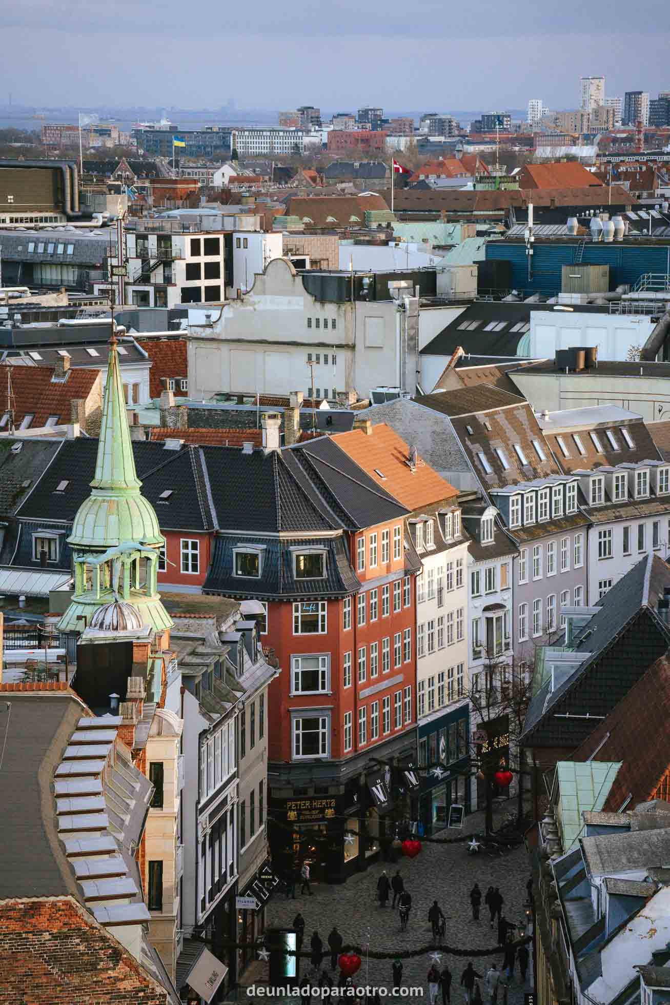 Vistas desde la Torre Redonda, el mejor mirador que visitar en Copenhague