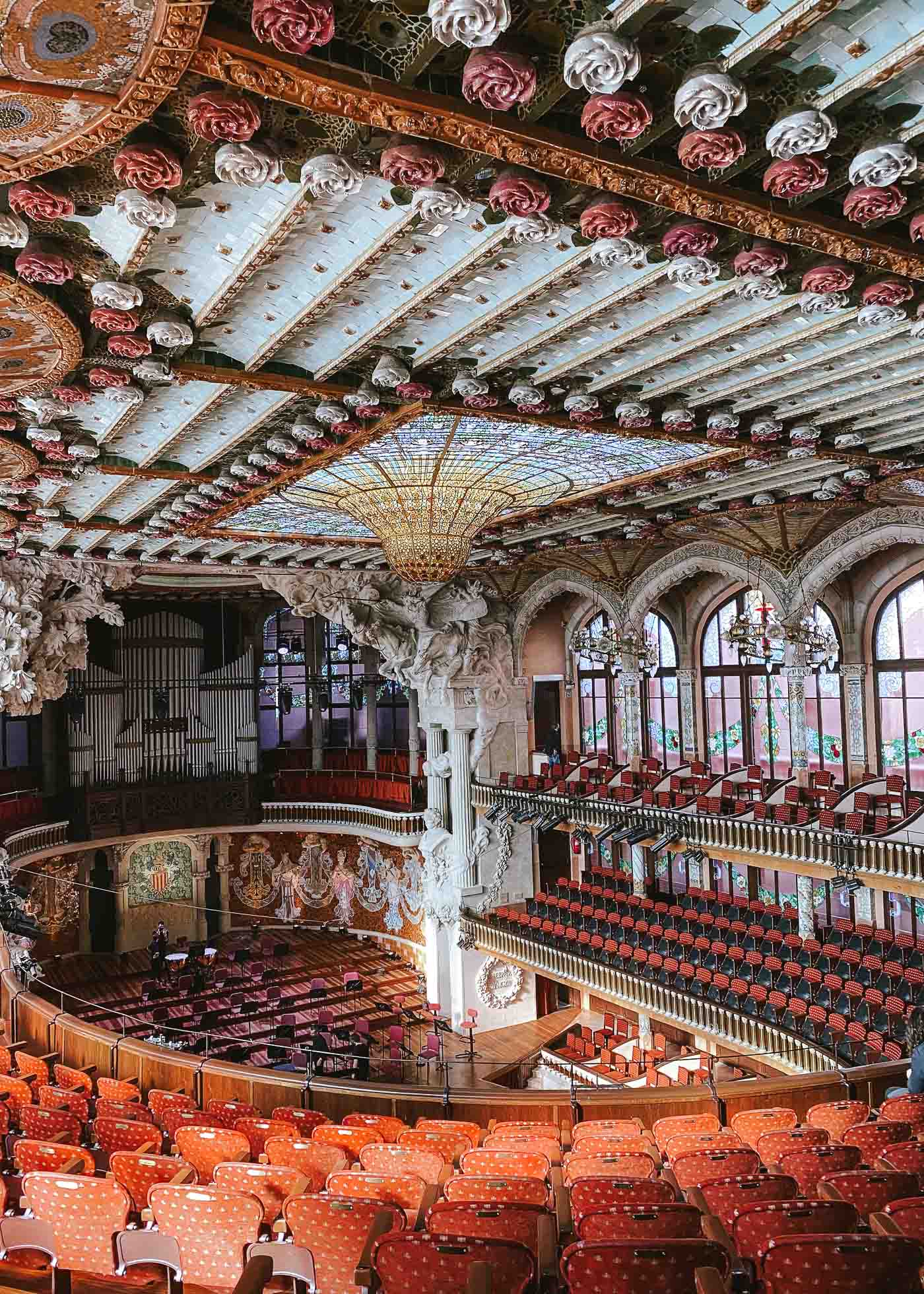 el Palau de la Música en el Barrio Gótico, uno de los mejores Donde alojarse en Barcelona