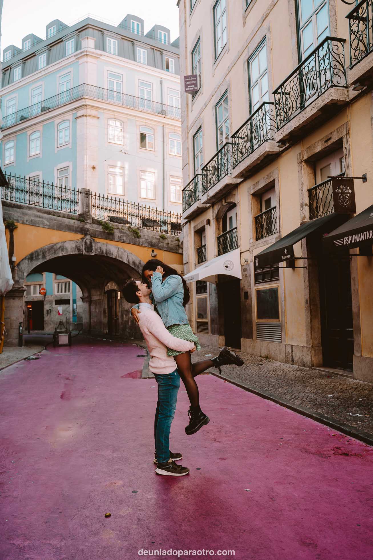 Pink Street, una calle especial que ver en Lisboa