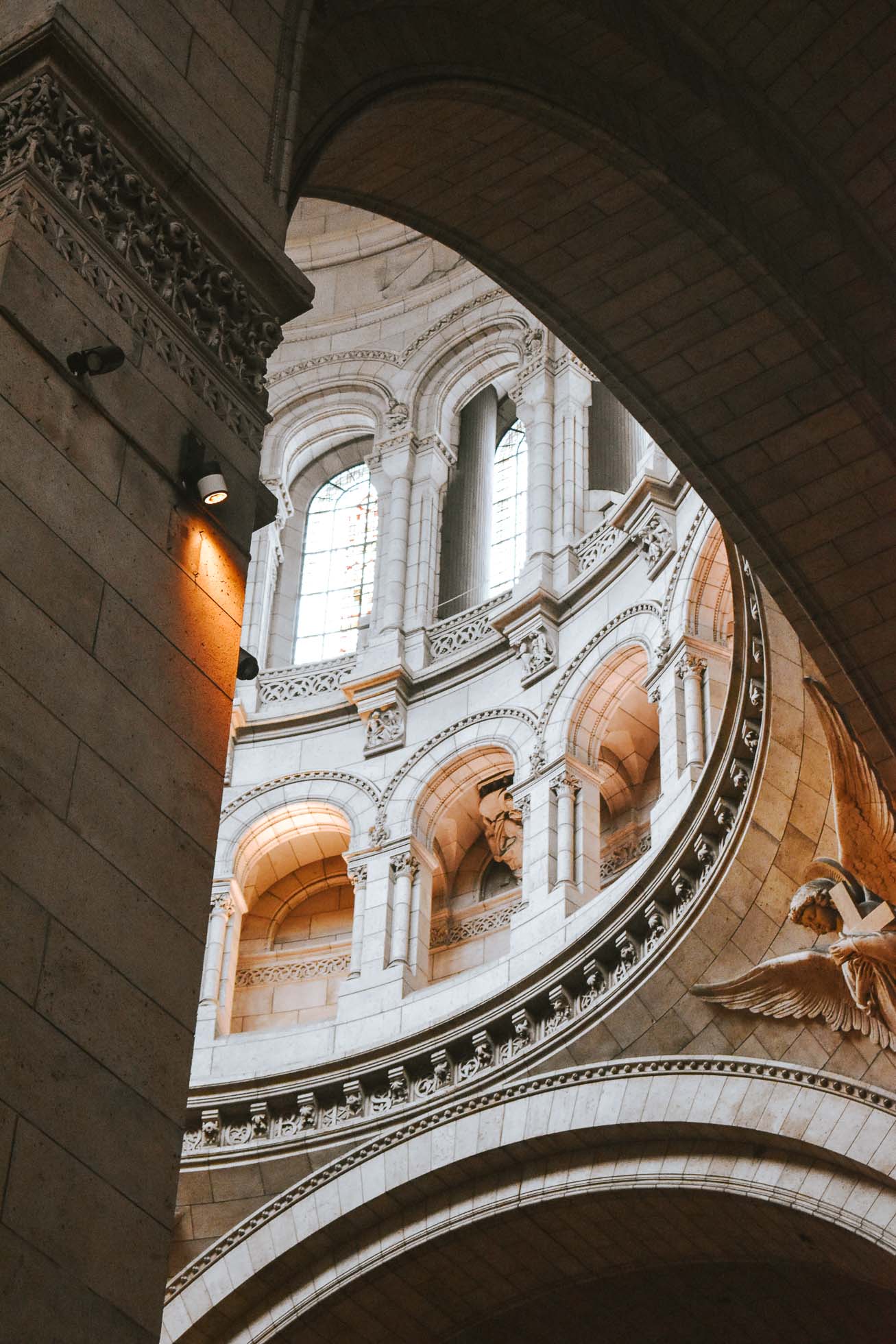 Impresionante Basílica del Sagrado Corazón, uno de los puntos más destacados que ver en París en dos días