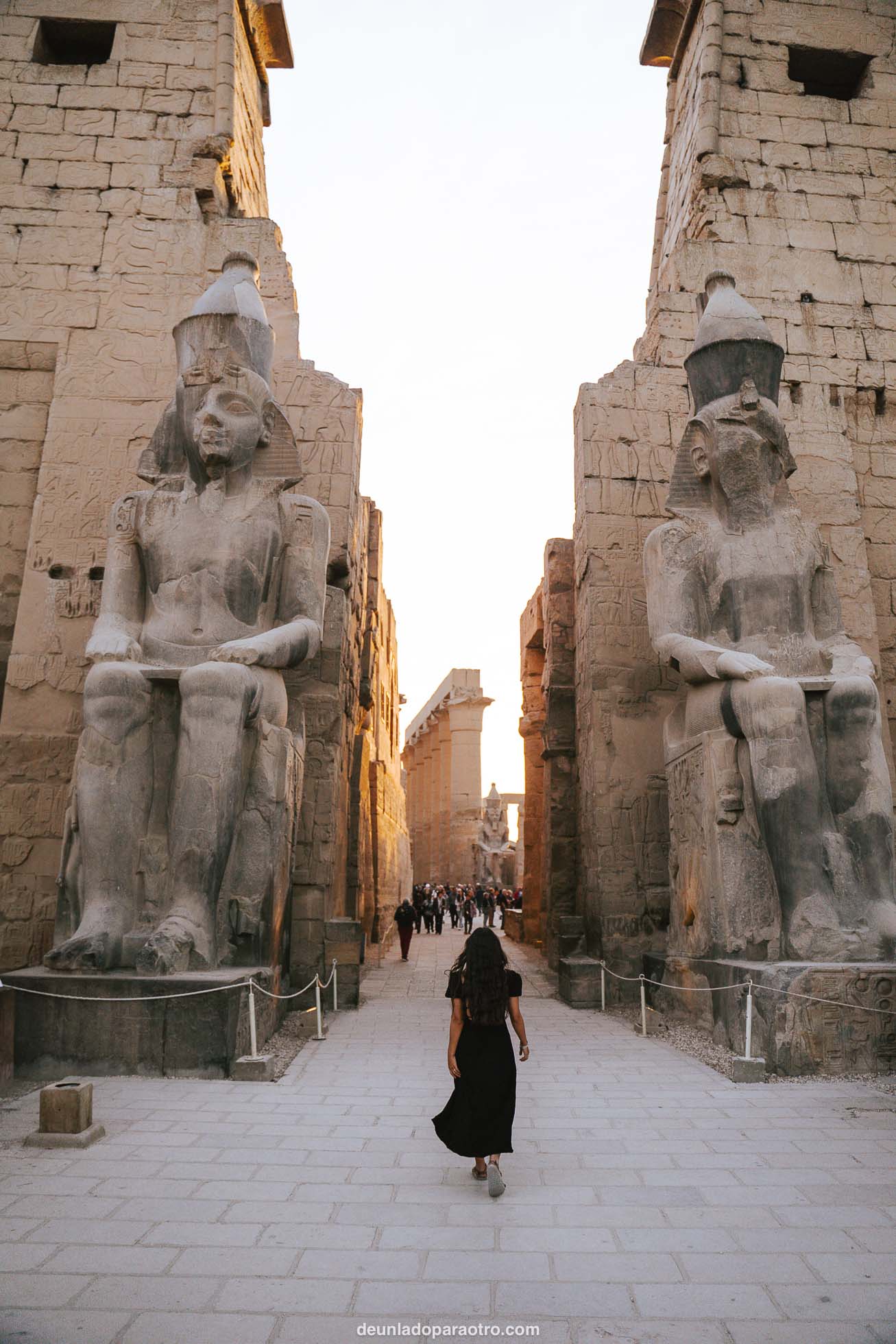 Entrada del Templo de Luxor