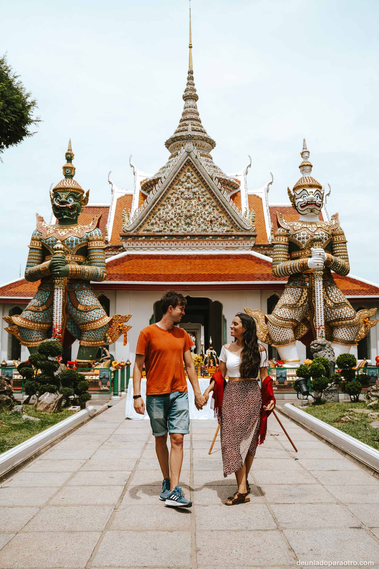 Entrada al Wat Pho, el templo más bonito que ver en Bangkok en 2 días