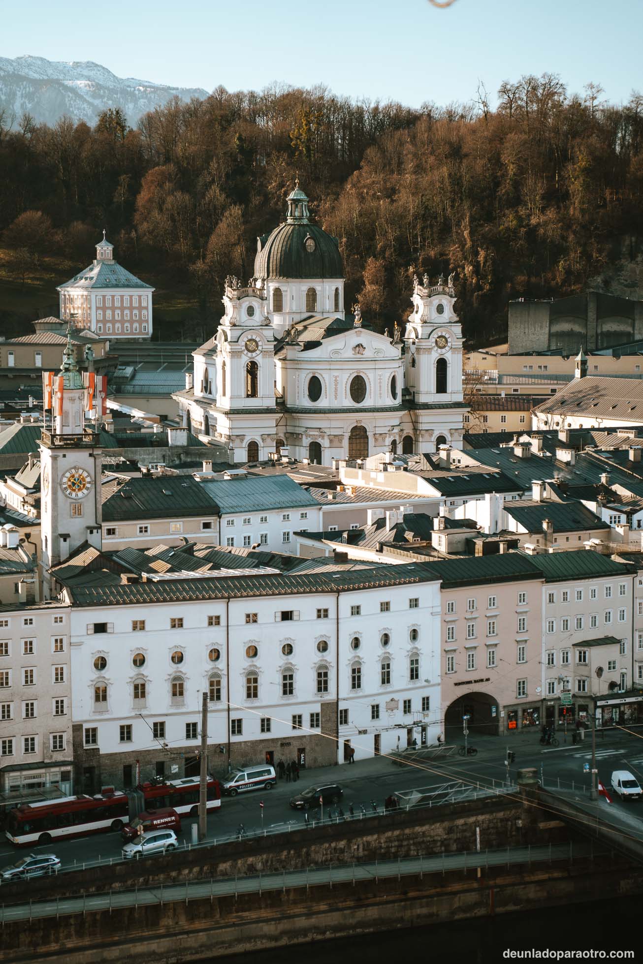 El centro histórico, un lugar imprescindible que ver en Salzburgo en un día, e ideal para pasear tranquilamente