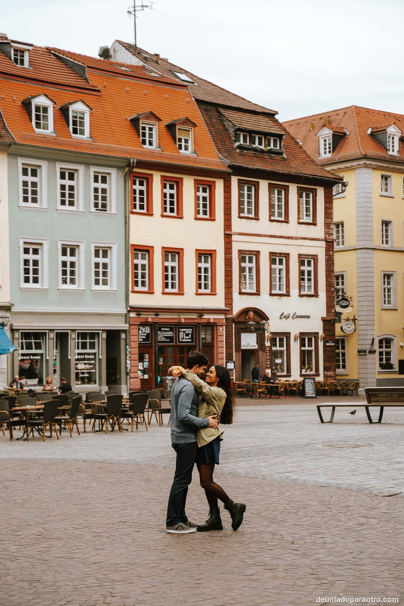 Plaza del Mercado, la más popular que ver en Heidelberg con todas sus casas de colores