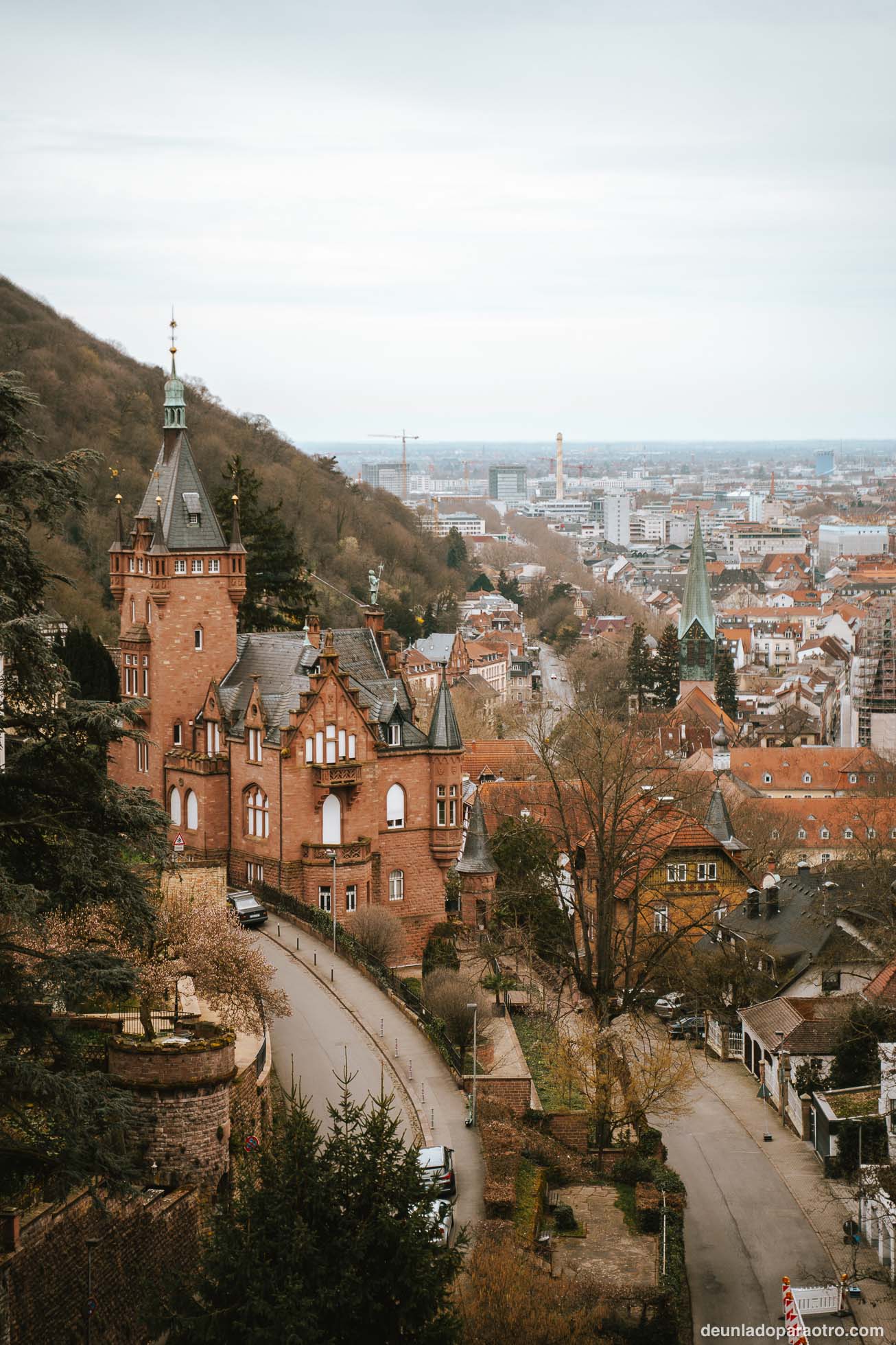 Vistas desde el Castillo de Heidelberg, la atracción más popular que ver en Heidelberg