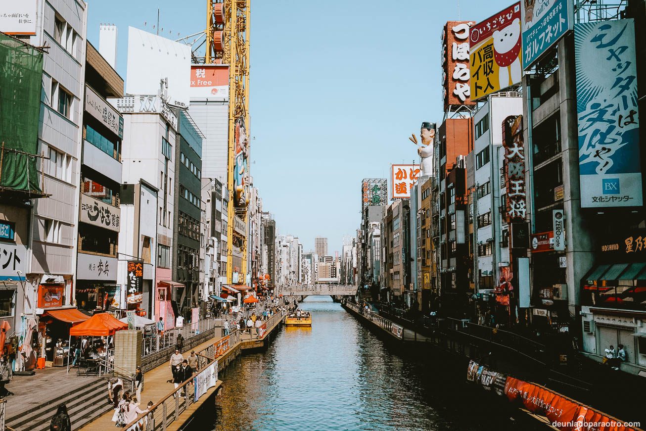 El paseo del río Dotonbori, un recorrido que hacer en Osaka